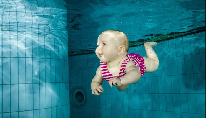 natación para bebes