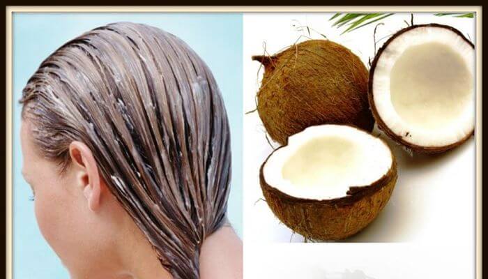 aceite de coco para el cabello maltratado