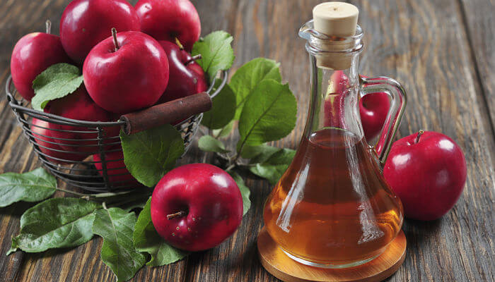 combate el mal aliento con vinagre de manzana