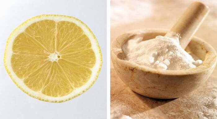 bicarbonato y limón para blanquear los dientes