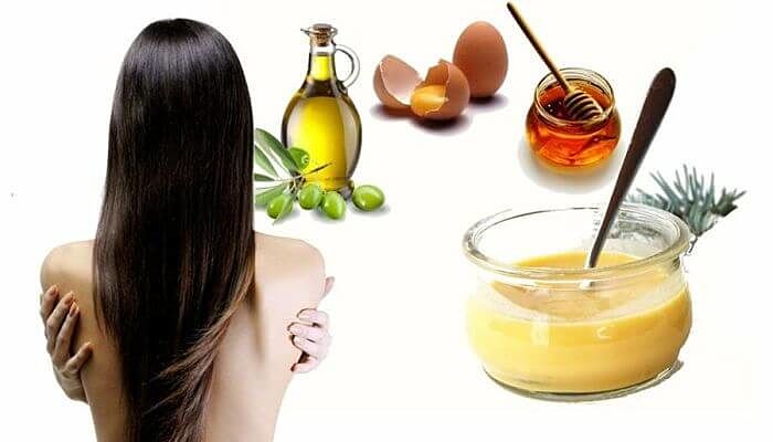Tratamientos naturales para el cabello de aceite, miel y huevo